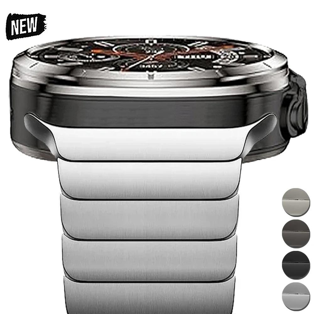 Pánský nerezový řemínek pro Samsung Galaxy watch 8 classic 46mm Ultra 2025 Luxusní článkový náramek pro GALAXY watch 7 6 5 4 44mm 40mm řemínek