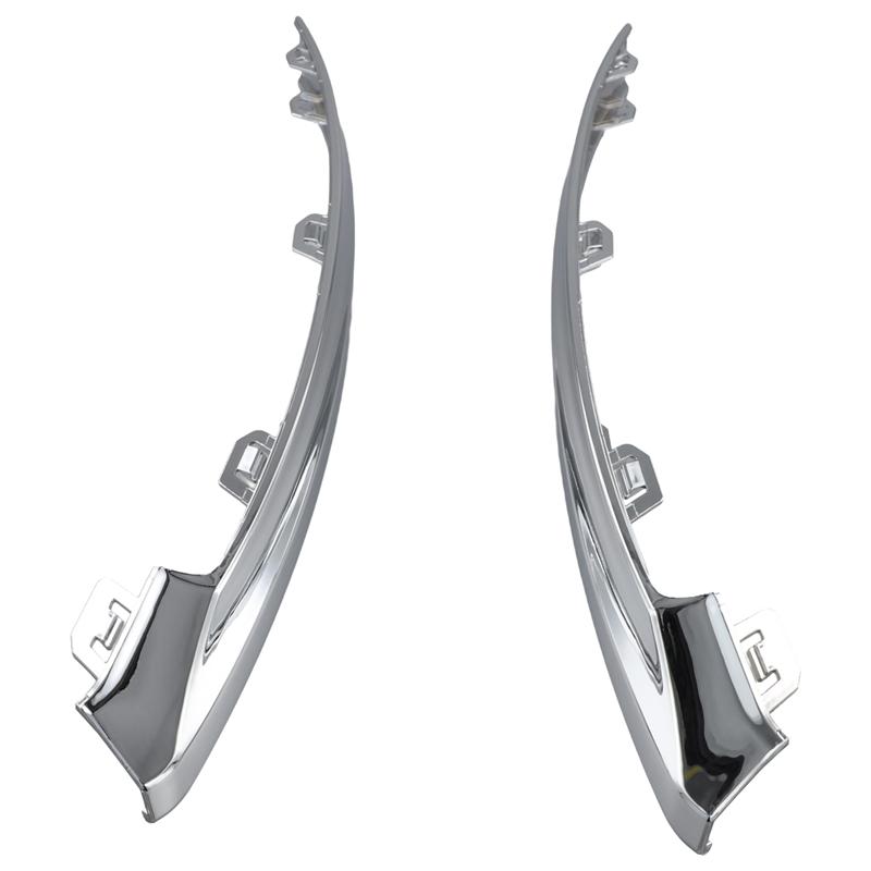 1 Para Dla Volvo XC60 MK2 2025 Samochód Przedni Zderzak Jasny Pasek Chromowany 32227905 32227906