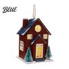 Winter Wonderland Room Decor Christmas Village House Decoration Light Up Snow Scene Mini Illuminated Miniature Figurine Rustic Holiday Tabletop