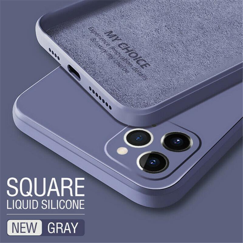 Skin Feel Liquid Silicone Case For Xiaomi Redmi Note 12 11 10 Pro 11S 10S A1 10C 10A 9T Poco X4 X3 NFC M4 M3 Pro 4G 5G Shockproof Square Soft Cover