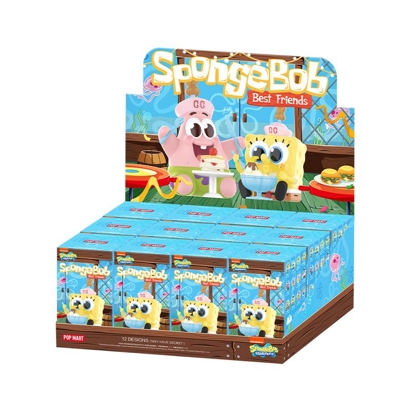 POP MART SpongeBob Best Friends Series Figures 1PC/12PCS Blind Box POPMART
