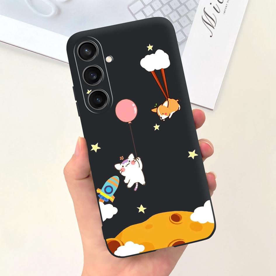 For Samsung Galaxy A25 2023 Case SM-A256B Cover Popular Flower Cartoon Soft Silicone Funda For Samsung A35 A25 5G A 25 Protector
