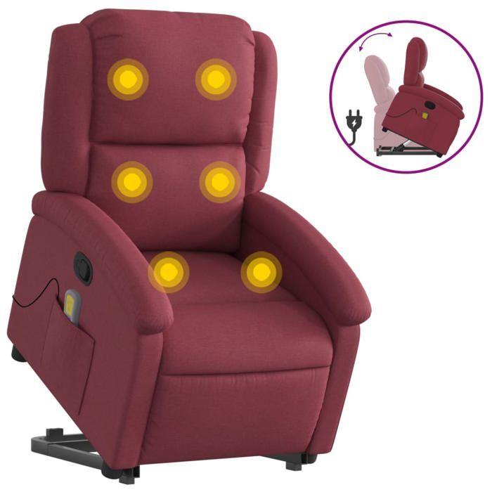 VidaXL Reclining Massage Armchair, Relaxation Chair with Adjustable Backrest and Footrest, Living Room Seat 3204179