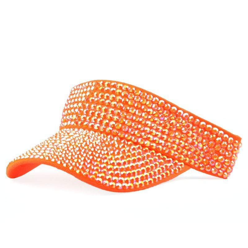 Retro Women's Rhinestone Baseball Cap: Stylish Travel Sunscreen Hat