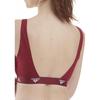 Adidas Letter Print Round Neck Slim Fit Sports Bra Women Sports Bra Burgundy 4A1H77-502