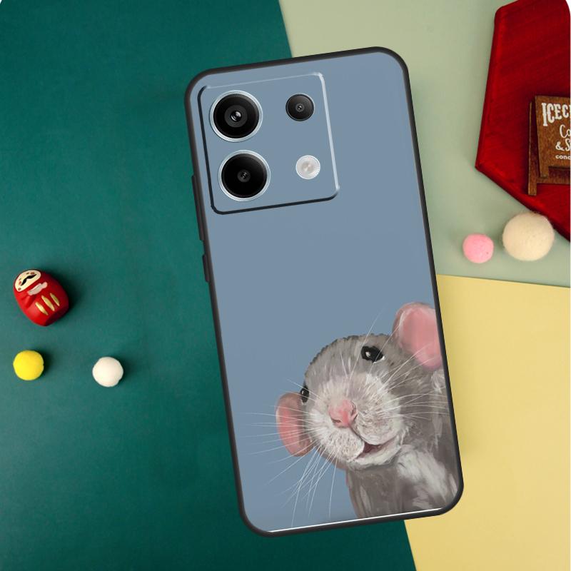 

Mouse Rat Case For Xiaomi Redmi Note 12 11 10 9 13 Pro Plus 9S 10S 11S 12S Redmi 13C 9C 10C 12C Cover Redmi Note 11