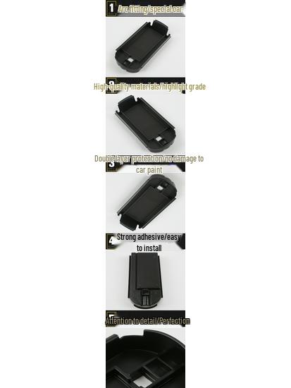 Decorative Frame Sequin Sticker for CHR Center Console Storage Box