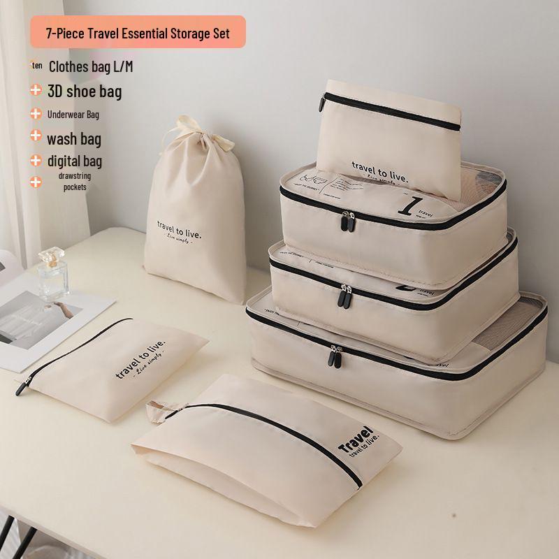 Travel Organizer Bags: Suitcase Storage for Clothes, Underwear, Pants, and Shoes - Ideal for Business Trips