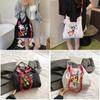 Girl Cartoon Mickey Mouse Backpack With Polyester Material For School And Outings