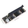Gen4 2 Ports SlimSAS 8I X2 to PCIE 4.0 X16 Slot Adapter Board Replacement for Networks Card Graphics Video Card Capture