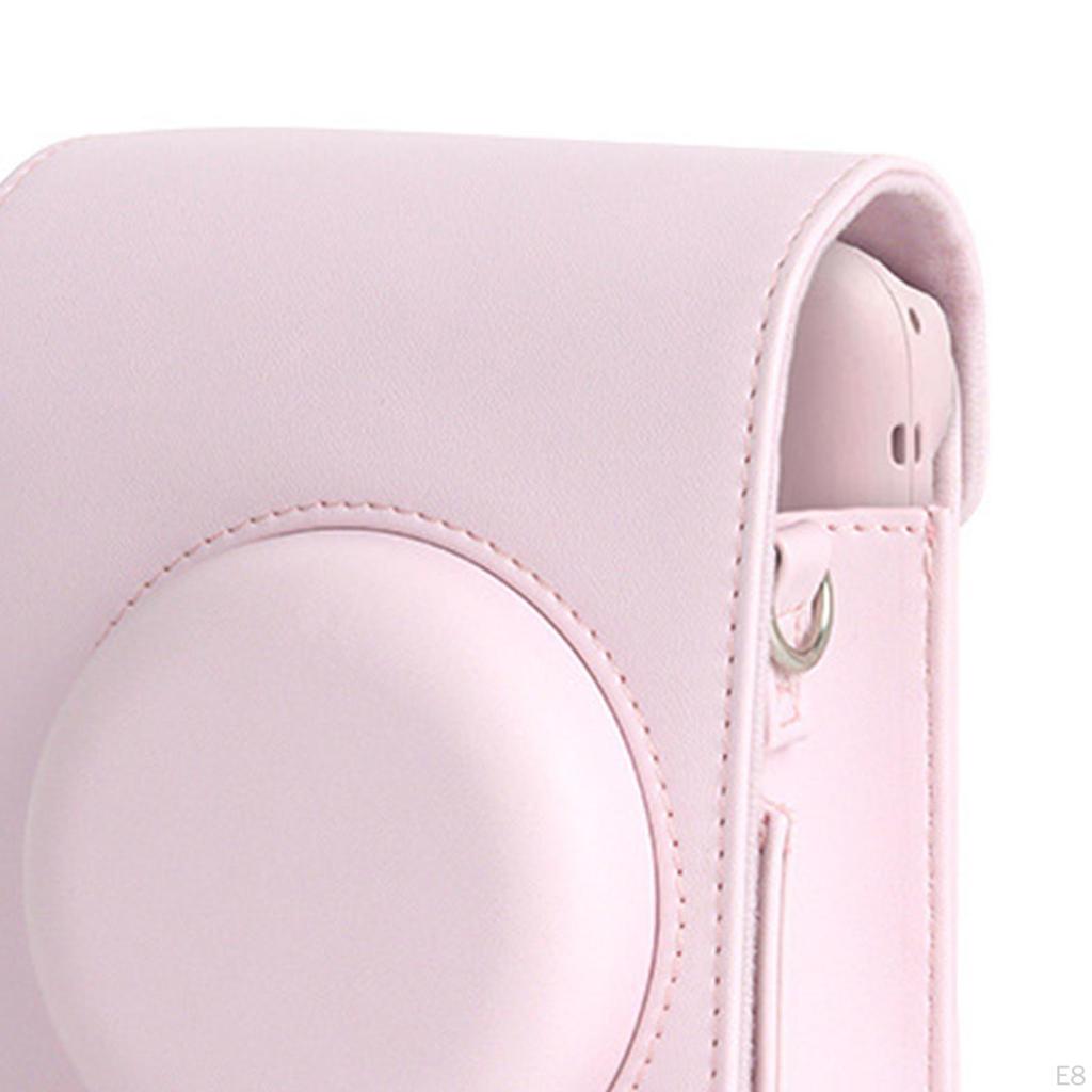 Camera Case Bag PU Leather/ Compact Adjustable Shoulder Strap/ Protective Case/ Carrying for