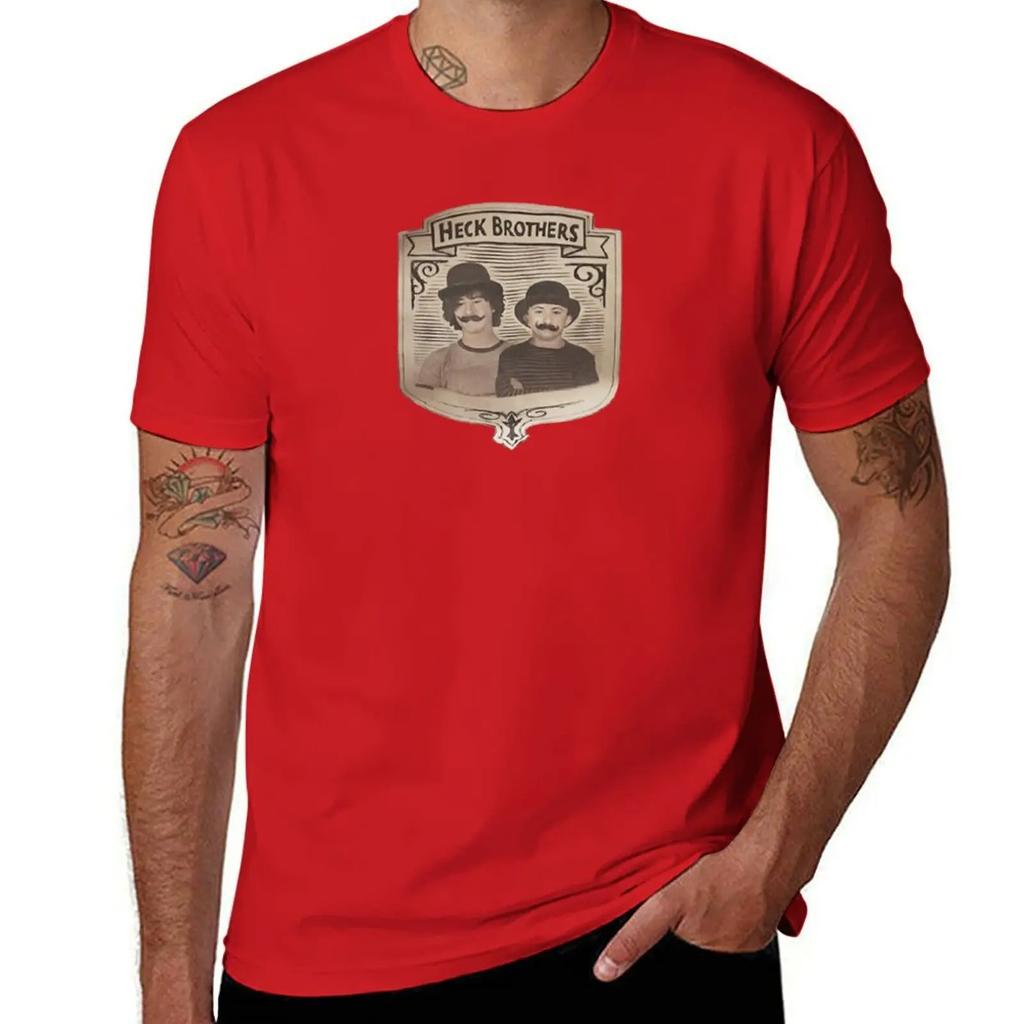 the middle heck brothers oldtimey bbq sauce TShirt kawaii clothes customs mens graphic tshirts anime