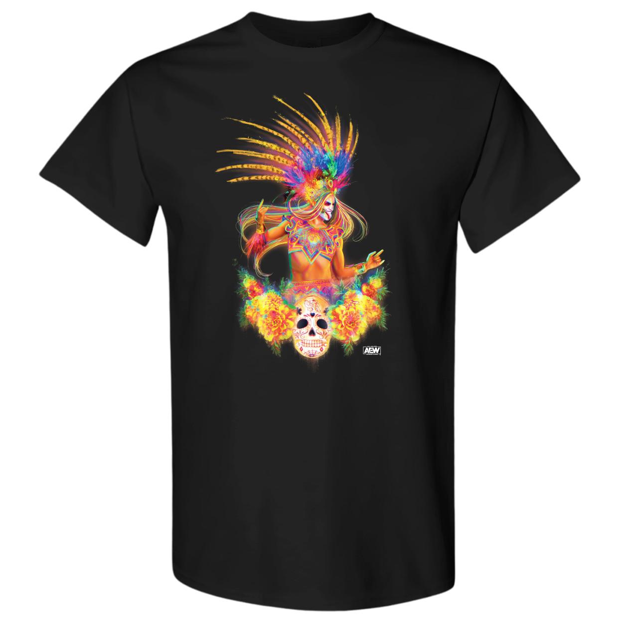 THUNDER ROSA - LA MERA MERA AEW Official T-Shirt S разноцветный
