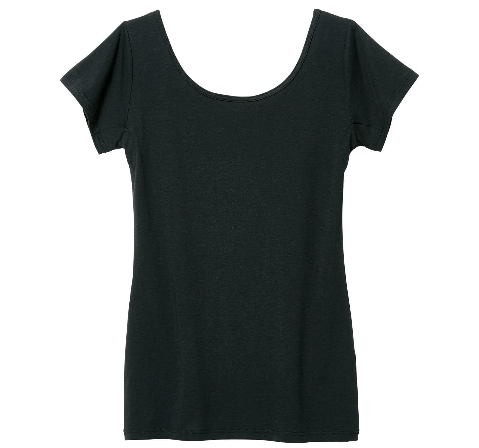 

Anfamie Innerwear, Smooth Fit, Sweat-Absorbing Pads, French Sleeves, 2-Way Front and Back, U-Neck, V-Neck, Moisture-Wicking, Quick-Drying, Cotton Blen