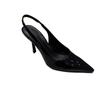 Fashion 2025 Shoes Female Women's Slingbacks High Heels Pointed Toe Thin Heels Slip On Shallow Pumps for Fashion Party & Dress Sandals