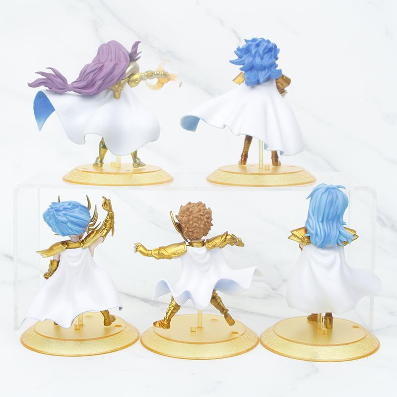 11cm Saint Seiya Anime Figure Myth Cloth Leo Aiolia Aquarius Camus Cancer DeathMask Golden Zodiac Knight Action Japanese Dolls
