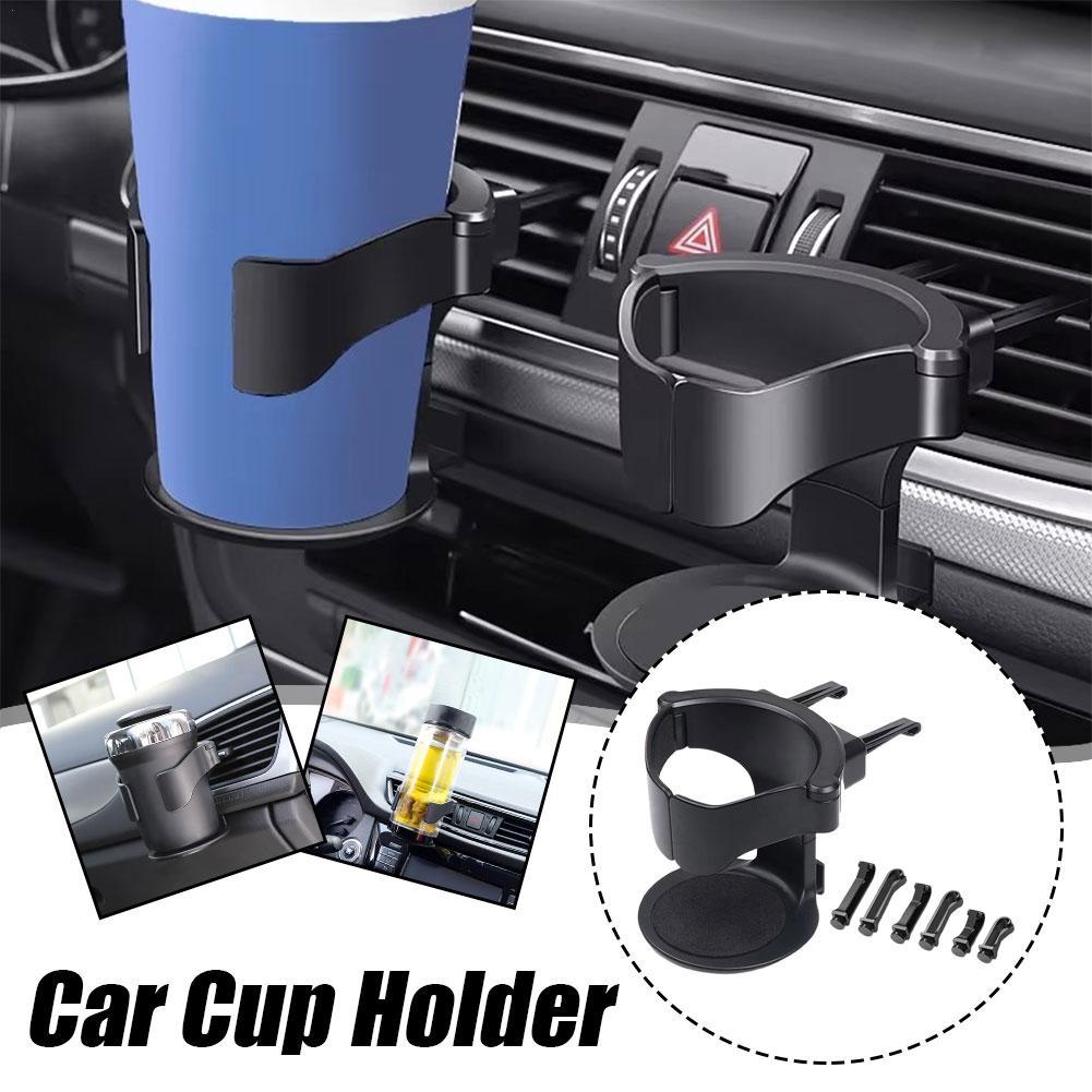 Car Water Cup Holder Cup Holder Tea Beverage Holder Automobile Air Conditioning Outlet Ashtray Fixed Holder Multi-function