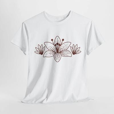 Fresh Rir & Wild Flowers T-shirt Tops Tees Unisex | Springtime Aesthetic & Nature Tee |