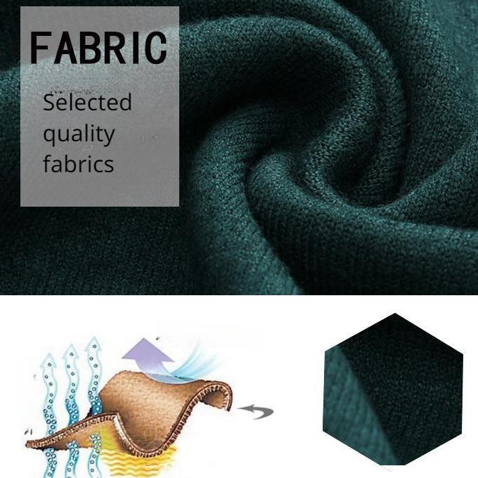 Dame Genser med trykk Høst Vinter Fleecefôret Pullover Genser Fortykket Strikket Genser Pluss Størrelse Genser