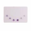 Exquisite And Small, Six-Piece Set Of Colored Diamonds, Stud Earrings, Geometric Small, Fresh And Beautiful Earrings, Women
