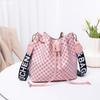 Retro One-shoulder Crossbody Bucket Bag, a New Pumping Belt Casual Women's Bag.