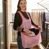 Clothes Drying Apron, Woman Laundry Apron with Bag Portable Laundry Drying Apron Waterproof Lightweight Drying Apron