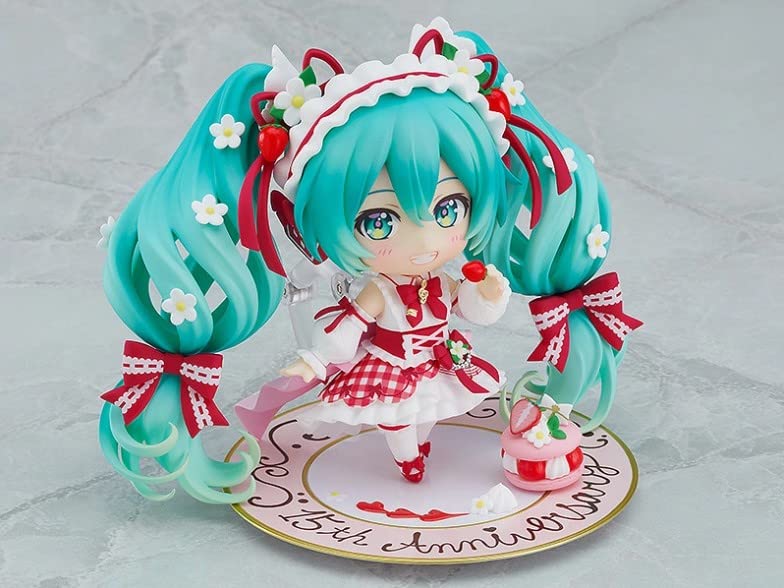 Nendoroid Hatsune Miku a 15-a aniversare Suport din acrilic vizual pe piedestal mobil pictat din plastic, desenat de En Morikura Ver. figură, fără scară,
