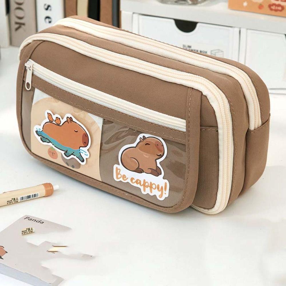 With Front Pocket Panda Pencil Cases Multifunctional Stationery Storage Bag  School Supplies