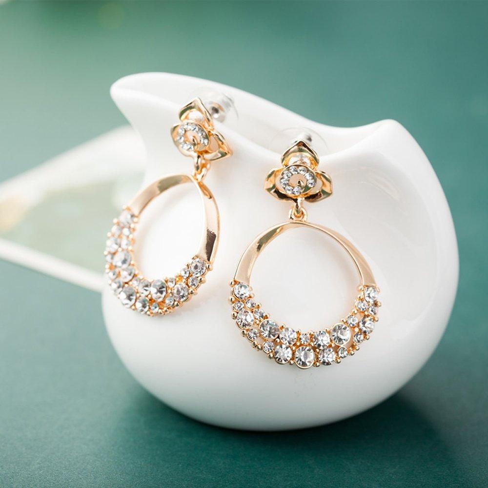 Fashion Latest Stylish Fancy Gold Plated Earrings for Women Girls