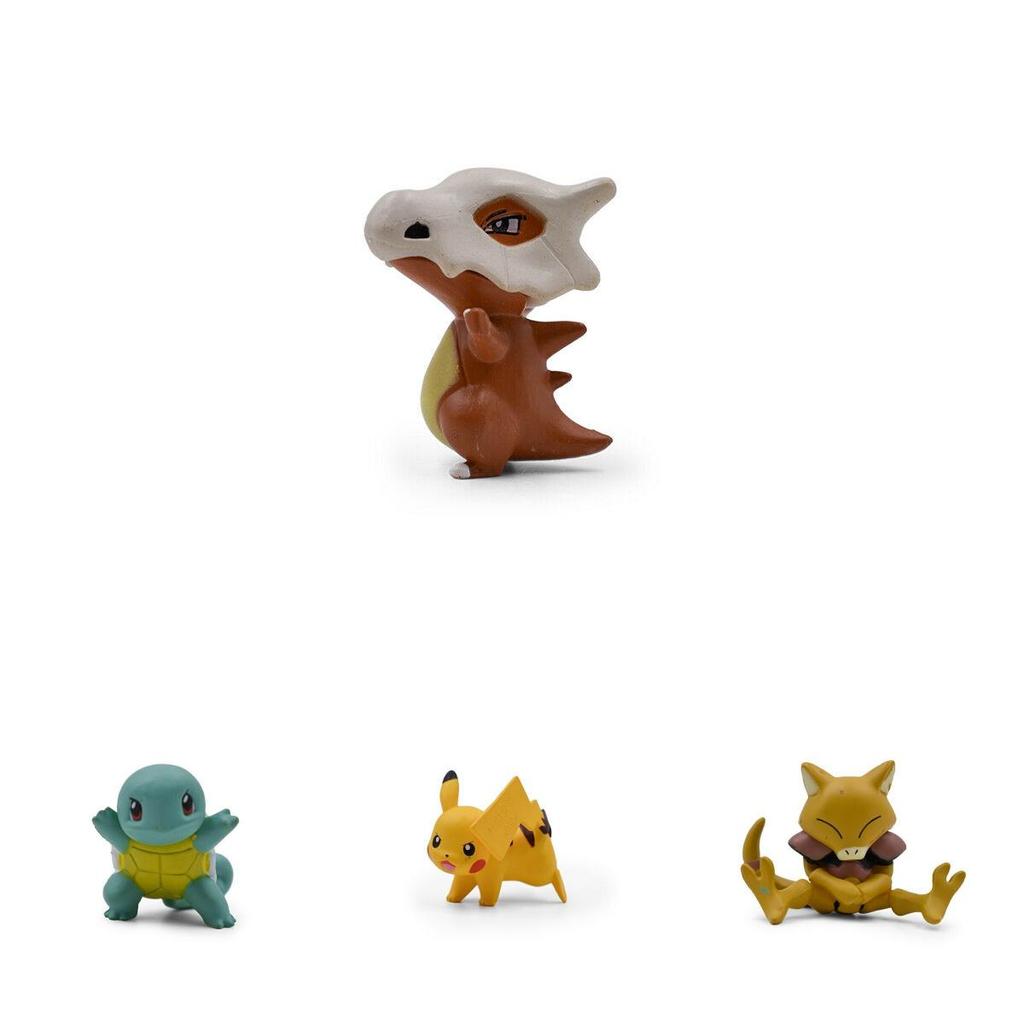Nádherná 4cm Anime Akční Hračka Figurka Model Postavy Pokemonů Obsahující Charmandera Cubone Bulbasaur