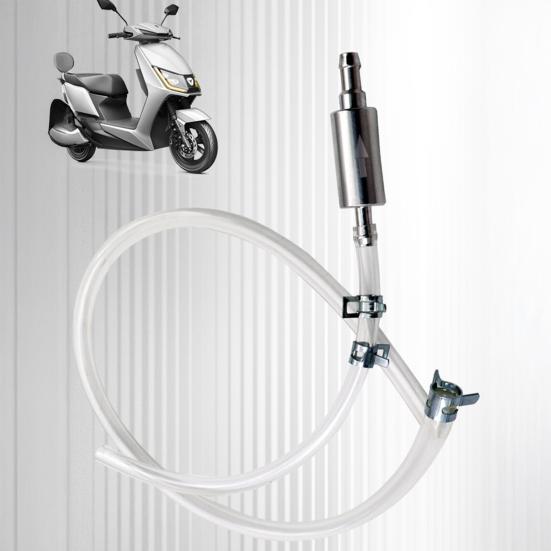 Sada hadice pro odvzdušnění brzd motocyklu Hliníkový jednosměrný zpětný ventil Hadice Univerzální nástroj pro odvzdušnění hydraulické brzdové kapaliny pro automobily, motocykly, EV