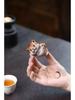 Yixing Zisha Handmade Lucky Zodiac Tiger Tea Pet Ornament