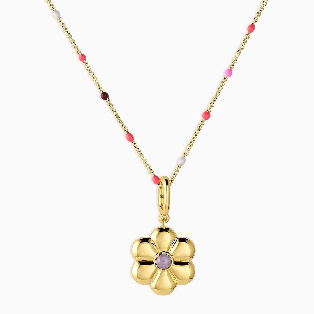 Drip Oil Necklace, Love Palm Tree Sun Flower Devil S Eye Round Coin Necklace Female