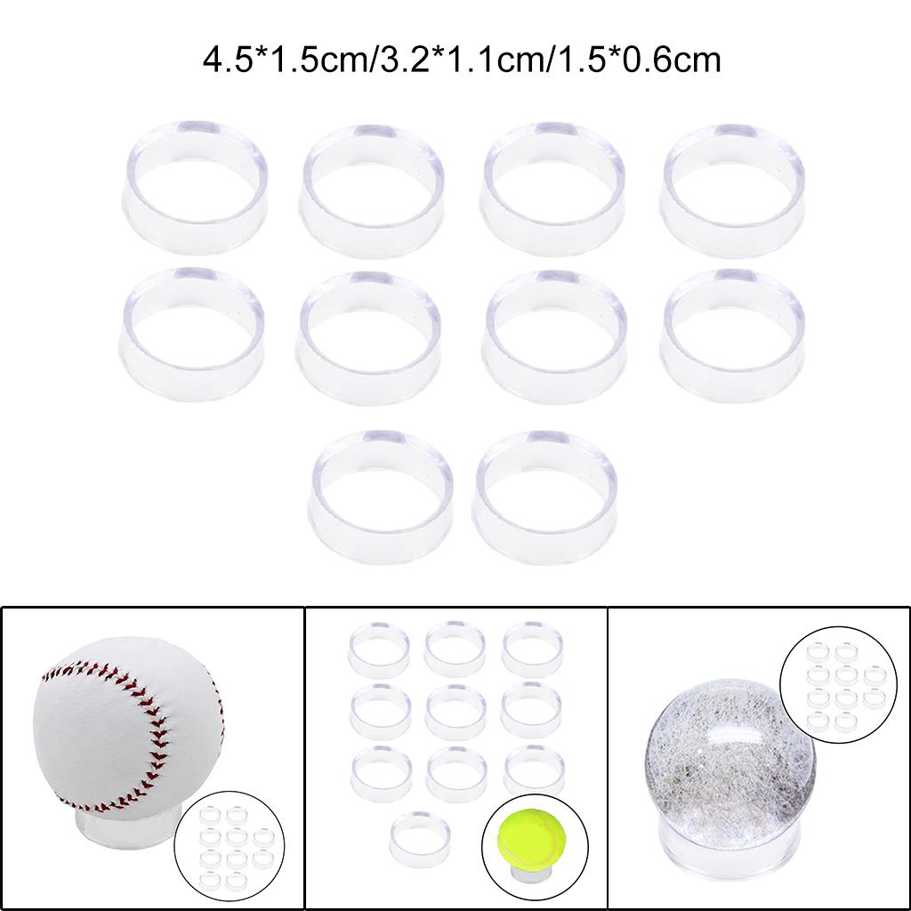 10 PCS Acrylic Transparent Display Stand for Base Pedestal Support