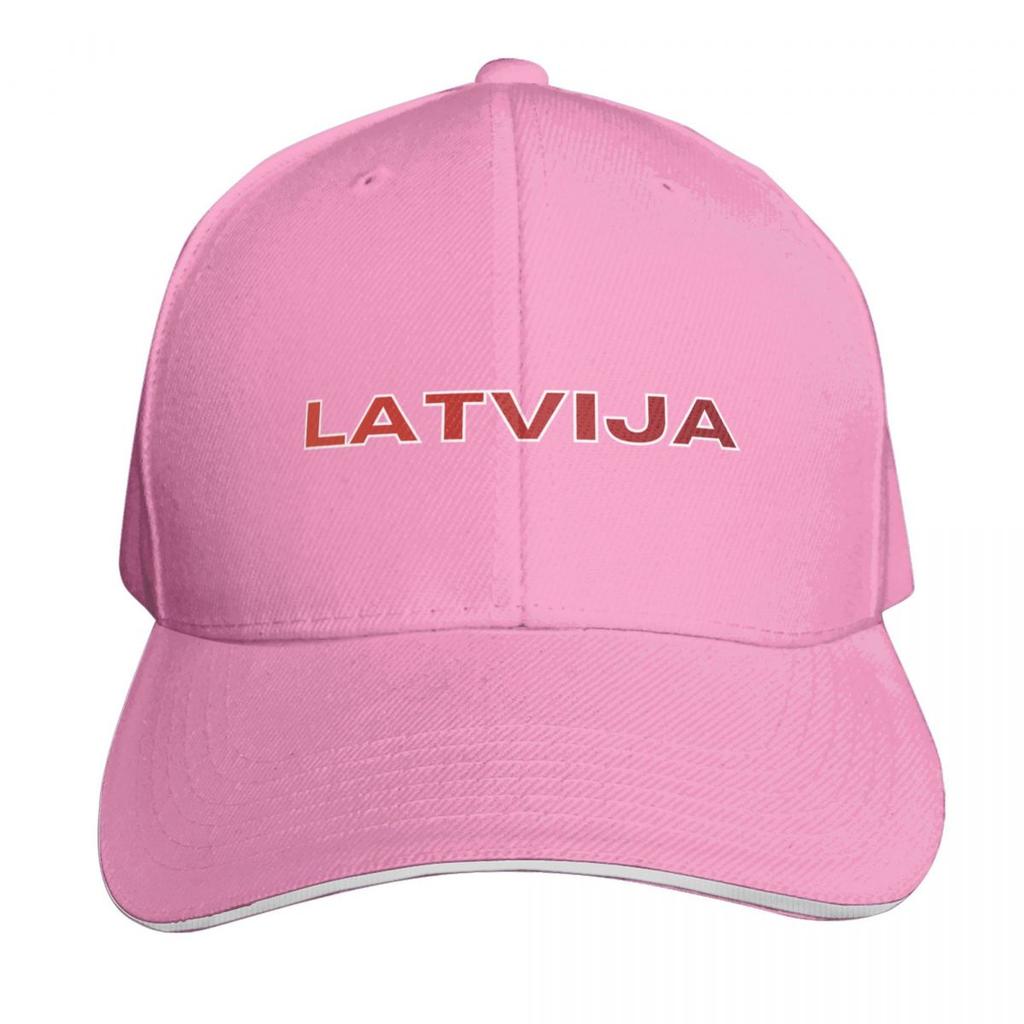 Latvija Red Latvia Baseball Cap Christmas Hat tea Hat Unisexs big size hat Vintage Hats Unisex Womens
