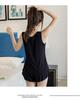 Plus Size Women's Summer Pajama Set - Comfortable Vest & Loose Shorts