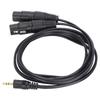 JORINDO Dual Female XLR to 3.5mm YSplitter Cable XLR Female to 1 8 Inch Jack Cable Cord