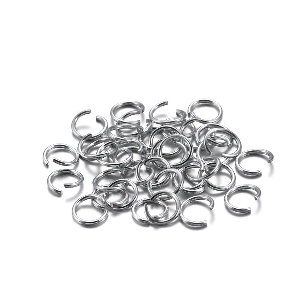 300Pcs/Lot 6 8 10 Mm Metal Colorful Open Jump Rings Split Rings Jump Rings Connectors For DIY Jewelry Making Findings Supplies