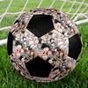 Soccer Ball Colorful Machine Stitched PVC Size 5 Team Training Competition Ready Durable High-Bounce Cool Sports Gift