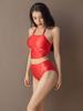 Sexy Women High Waist G-String Elastic Underwear Oil Glossy Shiny Sexy Brief Smooth Satin T-Back Push Up Hip Thong Candy Color