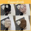 Trendy Chic Soft Black Pink White And Brown Backpack For Middle School Students