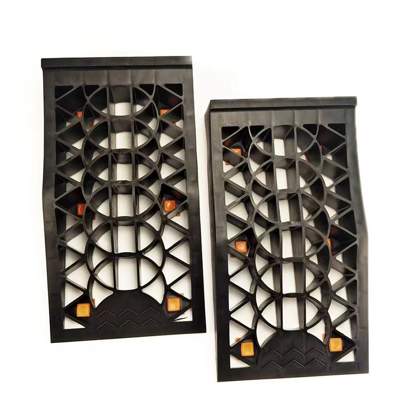 1 Pair Car Maintenance Ramp Car Tire Lifting Pad Outdoor Rescue Tools For Automobiles Car Repair Shop Tire Ramp