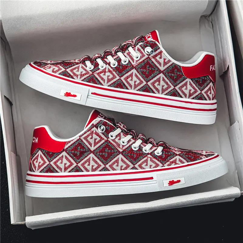 

Мужская повседневная обувь, летняя парусиновая мужская обувь, новинка в трендах 2024 года, классика, оригинальные предложения, высококачественные модные кроссовки для отдыха 44