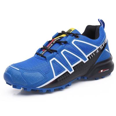 Large Size Men's Shoes Outdoor Sports and Leisure Shoes Breathable Mesh Comfortable Travel Shoes Off-road Running Shoes Jinjiang Shoes