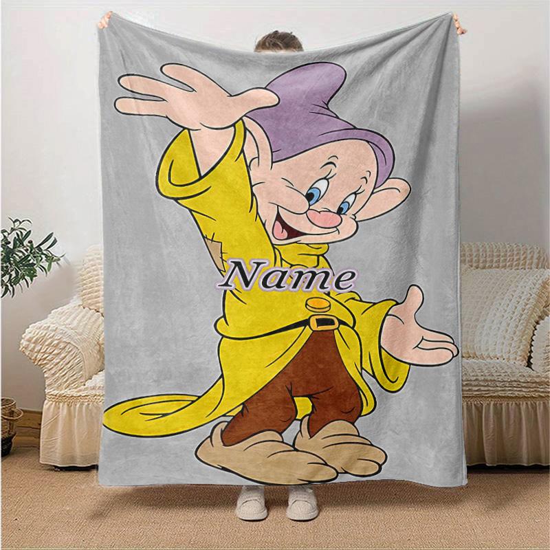 Custom 1pc Seven Dwarfs Adventure Blanket, Soft And Comfortable Blanket, Casual Warm, Camping Travel Blanket, Good Birthday Gift Q9089