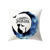 Horror Halloween Pumpkin Grim Reaper Print Pattern Cushion Cover Home Living Room Sofa Decoration Polyester Pillow