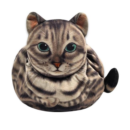 Cat Travel Makeup Bag Drawstring Cosmetic Organizer Cat Design Lay Flat Large Capacity Cosmetic Pouch Gift for Cat Lovers