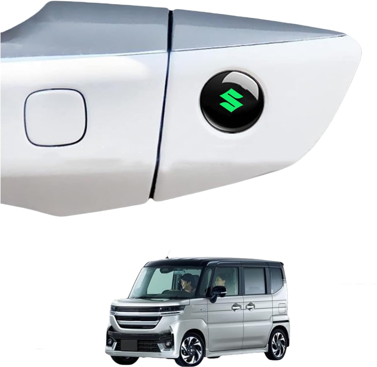 Suzuki Car Lock Protection Sticker Door Lock Keyhole Sticker Decal Suzuki чёрный