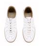 Yase Reverse Vintage Leather German Army Sneakers White