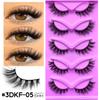 GROINNEYA Fluffy Cat Lashes 3D Faux Mink Lashes Soft Full Thick Eyelashes Wispy False Eyelashes Curly lashes wholesale lashes